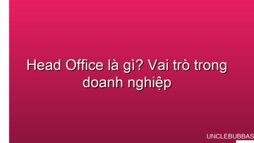 head office là gì